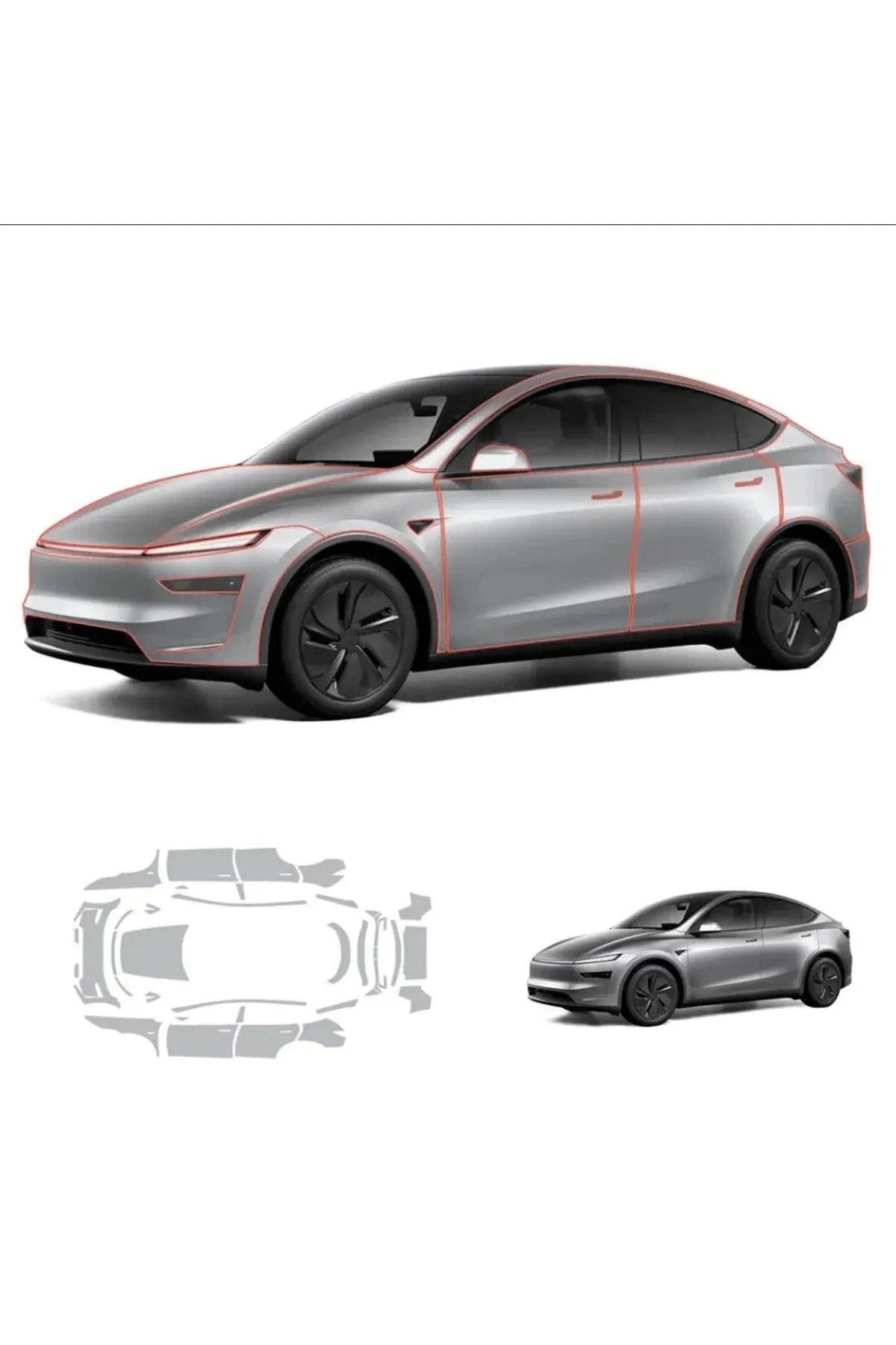FIT PPF – Tesla Model Y 2025 Juniper Özel 210 Mikron Premium TPU PPF Kaplama Seti - FİT PPF