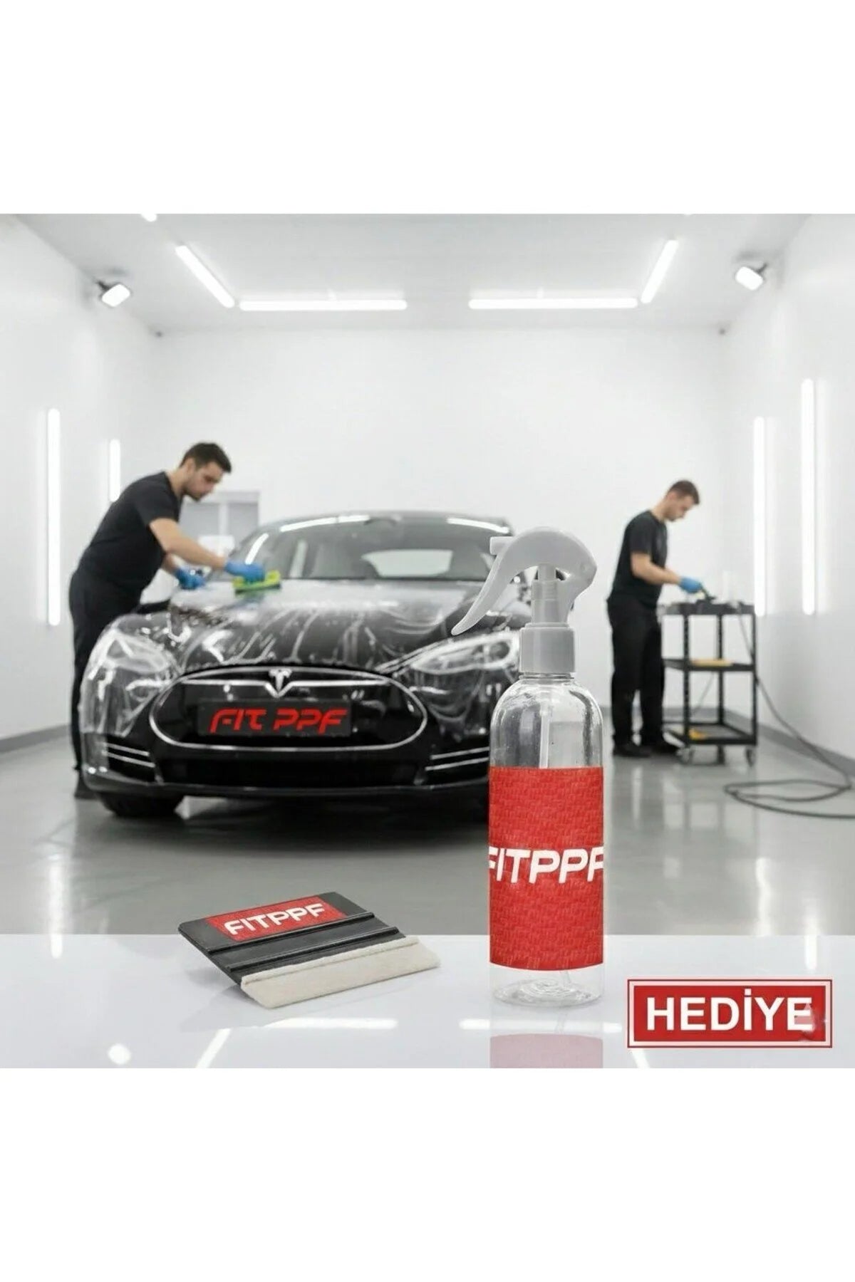 FORD COURIER ile UYUMLU 210 Mikron TAM GÖVDE HAZIR KESİM TPU PPF KAPLAMA FİT PPF