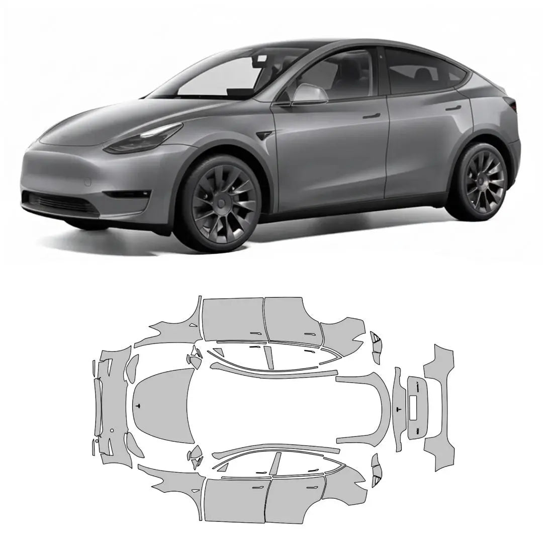 FIT PPF – Tesla Model Y 2021 210 Mikron Premium TPU PPF Film Kaplama Seti FİT PPF
