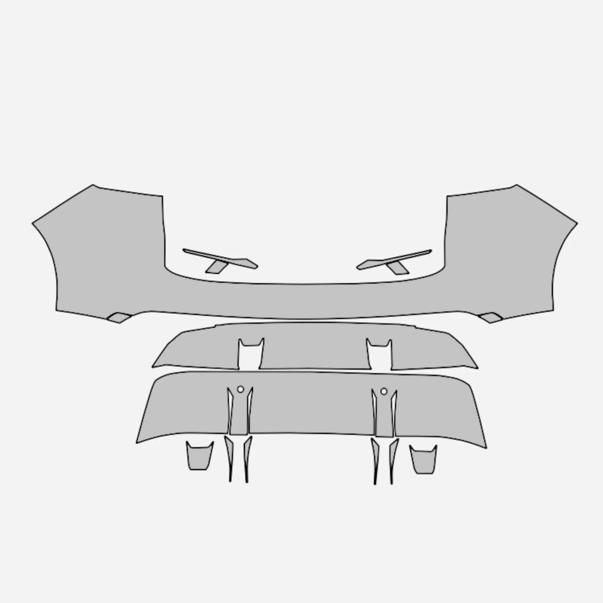 Fit PPF Togg T10X Hazır Kesim, 210 Mikron Premium PPF TPU, Şeffaf Boya Koruma Filmi - FİT PPF