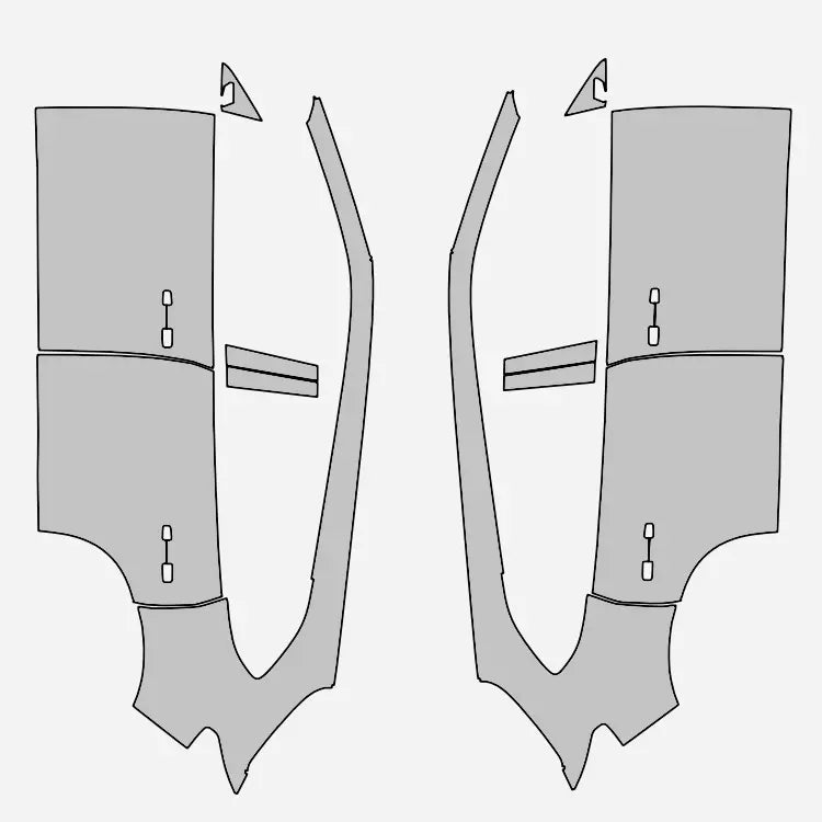 Fit PPF Togg T10X Hazır Kesim, 210 Mikron Premium PPF TPU, Şeffaf Boya Koruma Filmi - FİT PPF