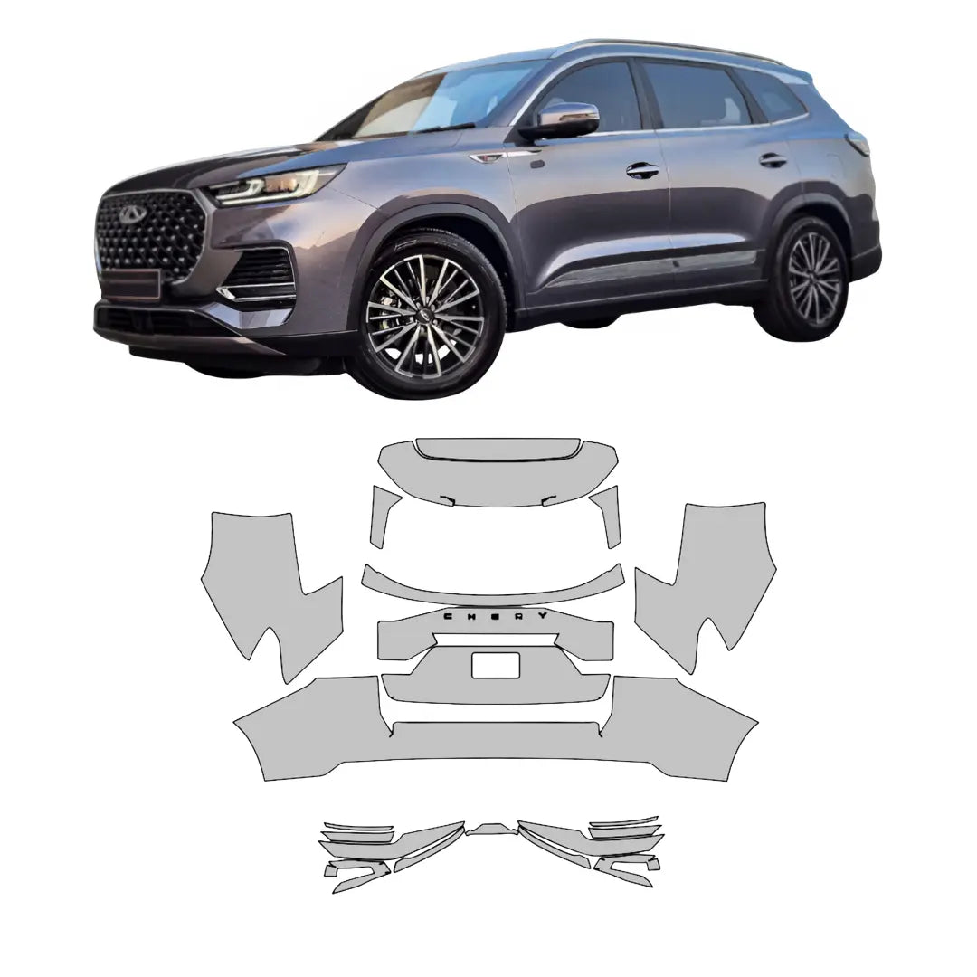 FIT PPF – Chery Tiggo 8 Pro Max Özel 210 Mikron Premium TPU PPF Film Kaplama Seti FİT PPF